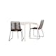 Cafégruppe Venture Home Borneo Bord med 2 Lindos Stoler