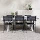 Spisegruppe Venture Home Garcia Bord med 6 Copacabana Stoler