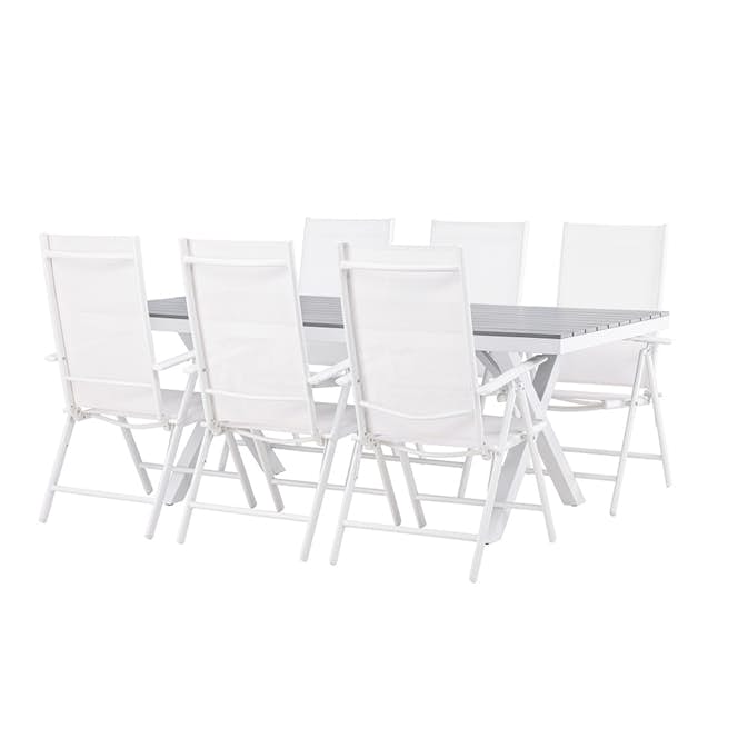 Spisegruppe Venture Home Garcia Bord med 6 Break Stoler
