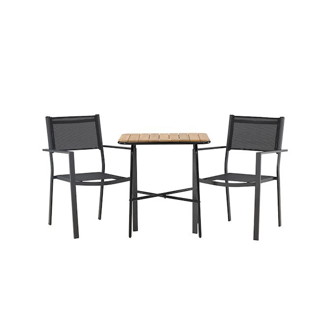 Cafégruppe Venture Home Holmbeck Bord med 2 Copacabana Stoler
