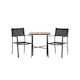 Cafégruppe Venture Home Holmbeck Bord med 2 Copacabana Stoler