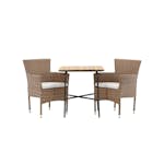 Cafégruppe Venture Home Holmbeck Bord med 2 Malina Stoler