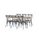 Spisegruppe Venture Home Holmbeck Bord med 6 Tablas Stoler