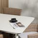 Spisegruppe Venture Home Lina Bord med 6 Malina Stoler