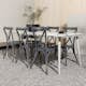 Spisegruppe Venture Home Lina Bord med 6 Tablas Stoler
