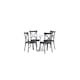 Spisegruppe Venture Home Hamden Ø80 cm med 4 Crosett Stoler