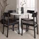 Spisegruppe Venture Home Hamden Ø80 cm med 4 Montros Stoler