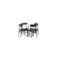 Spisegruppe Venture Home Hamden Ø80 cm med 4 Montros Stoler