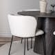 Spisegruppe Venture Home Lanzo Ø120 cm med 4 stk Edina Stoler