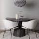 Spisegruppe Venture Home Lanzo Ø120 cm med 4 stk Evelina Stoler