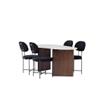 Spisegruppe Venture Home Grönvik med 4 Stella Stoler