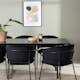 Spisegruppe Venture Home Astrid med 6 Selma Stoler