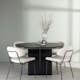 Spisegruppe Venture Home Matilda med 4 Chico Stoler