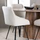 Spisegruppe Venture Home Lanzo Ø120 cm med 4 stk Rosie Stoler