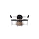 Spisegruppe Venture Home Lanzo med 6 Stella Stoler