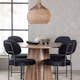 Spisegruppe Venture Home Lanzo med 6 Stella Stoler