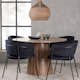 Spisegruppe Venture Home Lanzo med 4 Selma Stoler