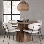 Spisegruppe Venture Home Lanzo med 4 Chico Stoler