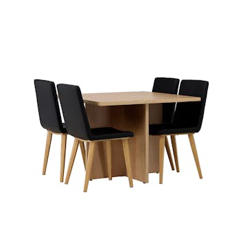 Spisegruppe Venture Home Leo med 4 Today Stoler