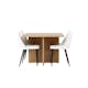 Spisegruppe Venture Home Leo med 4 Night Stoler