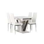 Spisegruppe Venture Home Disa med 4 Pastill Stoler
