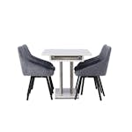 Spisegruppe Venture Home Disa med 4st Rosie Spisestoler