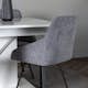 Spisegruppe Venture Home Pluto med 4 Rosie Stoler