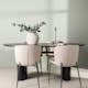 Spisegruppe Venture Home Isolde med 4 stk Modesto Stoler