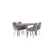 Spisegruppe Venture Home Andy med 4 stk Rosie Stoler