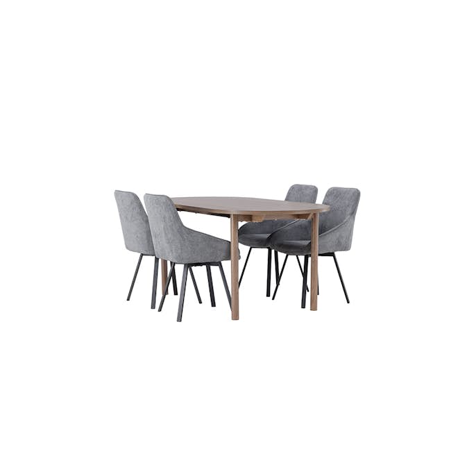 Spisegruppe Venture Home Andy med 4 stk Rosie Stoler