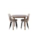 Spisegruppe Venture Home Andy med 4 Polar Stoler