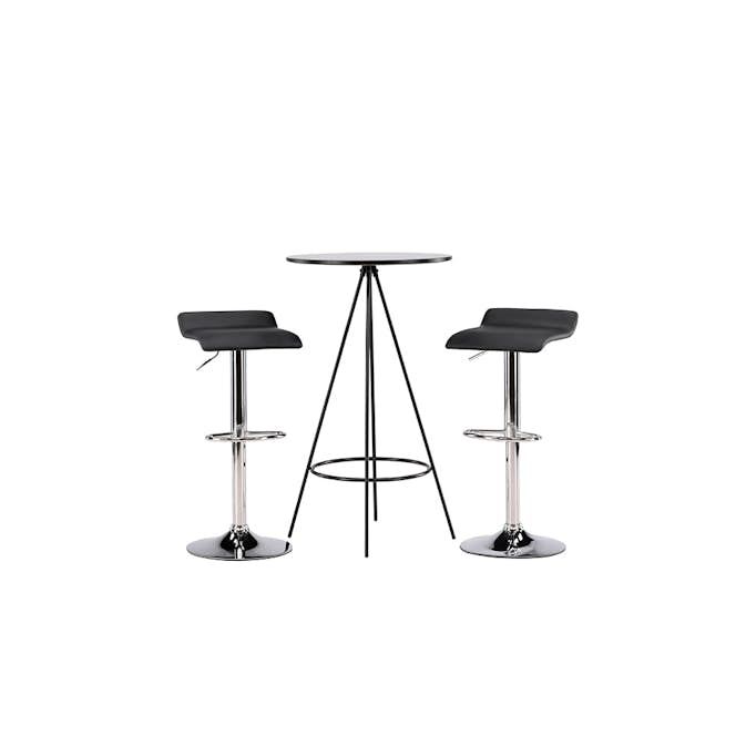 Spisegruppe Venture Home Bistro Ø60 cm med 2 stk Jonna Stoler
