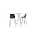 Spisegruppe Venture Home Bistro Ø60 cm med 2 stk Alexi Stoler