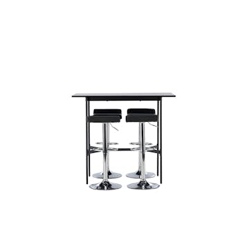 Spisegruppe Venture Home Rax med 4 stk Jonna Stoler