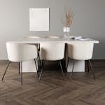 Spisegruppe Venture Home Olga med 6 stk Berit Stoler