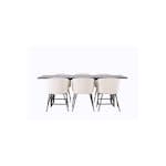 Spisegruppe Venture Home Ystad med 6 stk Berit Stoler