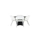 Spisegruppe Venture Home Bootcut Ø110 cm med 4 stk Day Stoler