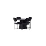 Spisegruppe Venture Home Bootcut Ø110 cm med 4 stk Stella Stoler