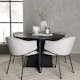 Spisegruppe Venture Home Bootcut Ø110 cm med 4 stk Evelina Stoler