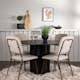 Spisegruppe Venture Home Olivia Ø110 cm med 4 stk Seda Stoler