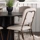 Spisegruppe Venture Home Olivia Ø110 cm med 4 stk Seda Stoler
