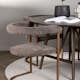 Spisegruppe Venture Home Kaseidon Ø100 cm med 4 stk Morning Stoler