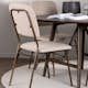 Spisegruppe Venture Home Kaseidon Ø100 cm med 4 stk Seda Stoler