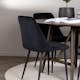 Spisegruppe Venture Home Kaseidon Ø100 cm med 4 stk Night Stoler