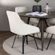 Spisegruppe Venture Home Kaseidon Ø100 cm med 4 stk Rosie Stoler