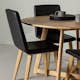 Spisegruppe Venture Home Yakidon Ø120 cm med 4 stk Today Stoler