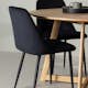 Spisegruppe Venture Home Yakidon Ø120 cm med 4 stk Night Stoler