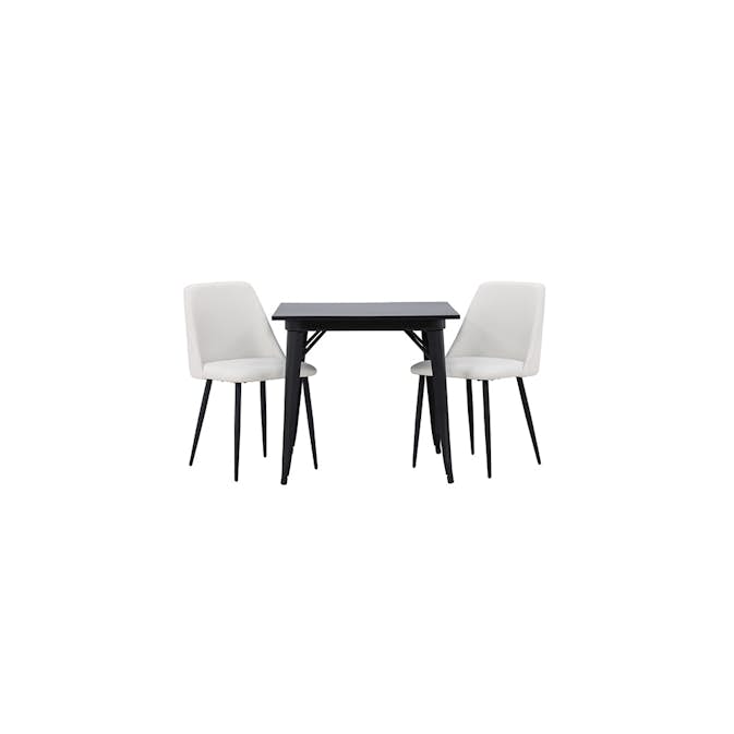 Spisegruppe Venture Home Tempe med 2 stk Night Stoler