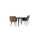Spisegruppe Venture Home Tempe med 2 stk Tomorrow Stoler