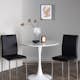 Spisegruppe Venture Home Hamden Ø80 cm med 2 stk Lily Stoler